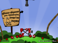 Screenshot made with the french version of World of Goo